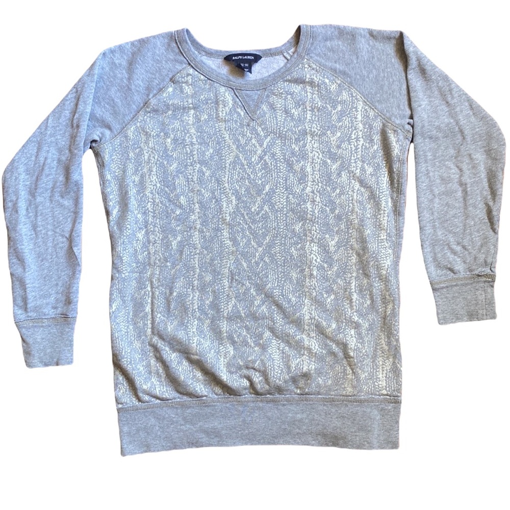 Ralph Lauren Metallic Crew Neck Sweatshirt